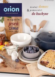 Orion leták  s platnosťou 1. 10. - 31. 3. 2027 MAGAZÍN JESEŇ/ZIMA 2026